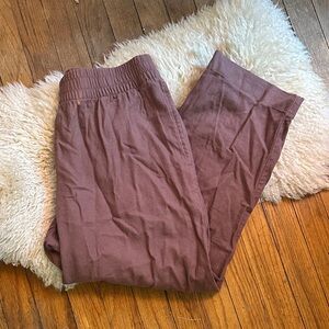 Old Navy High-Rise Taupe linen Pants